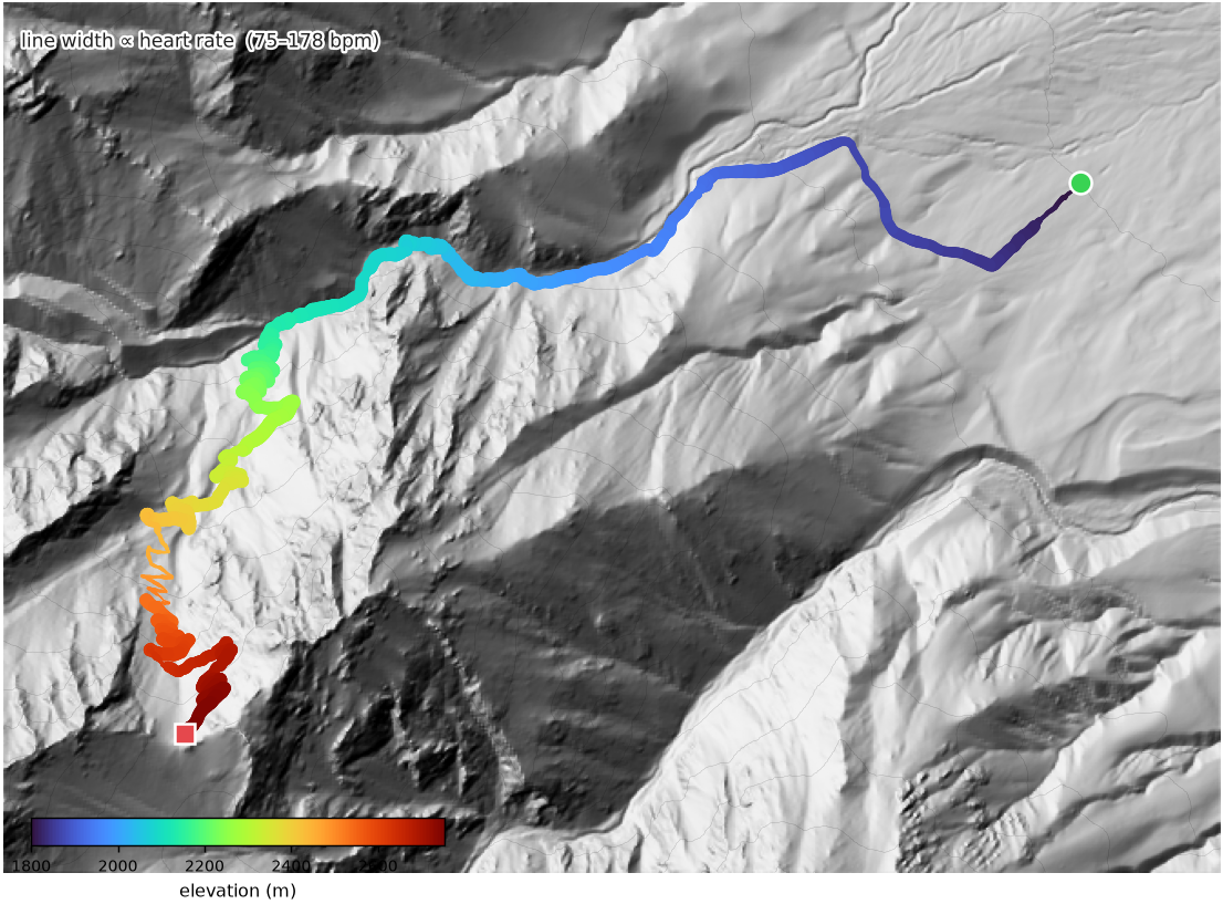Sep 8 GPS, elevation, pace, heart rate